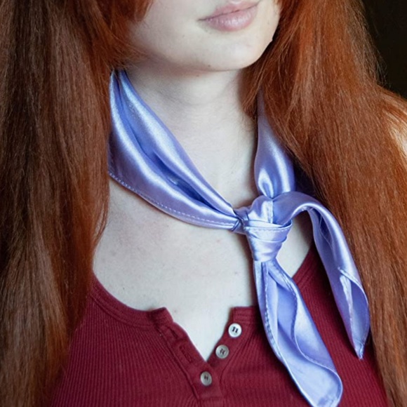 CLARITY Satin Silk Scarves - Square - set of 6 - Picture 4 of 4